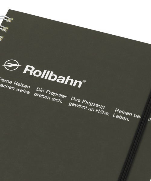 Rollbahn 手帳 ロルバーン ポケット付きメモ ネオンL 4点セット