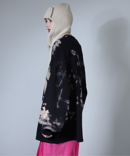 新品ROSE BUD mag.by c. ブリーチスウェットスカート　ブラック ROSE BUD スカート (mag.by c)BLEACH＆TIE DYE SKIRT : ZOZOTOWN