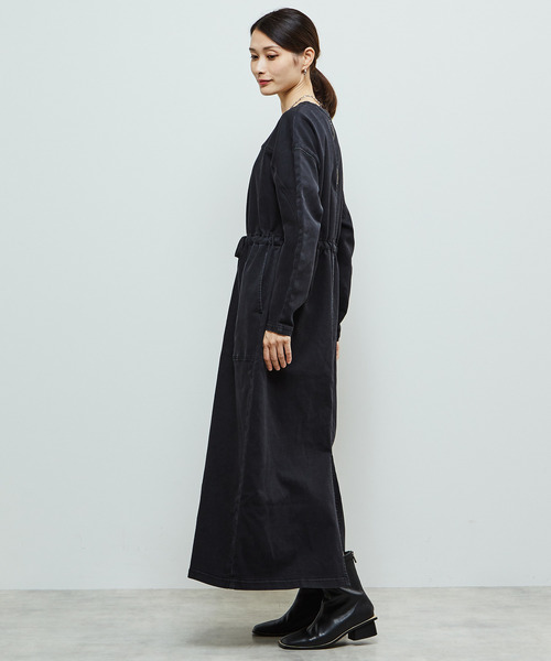 soffitto ワンピース ミニ裏毛デニムワンピース : ZOZOTOWN Yahoo!店  