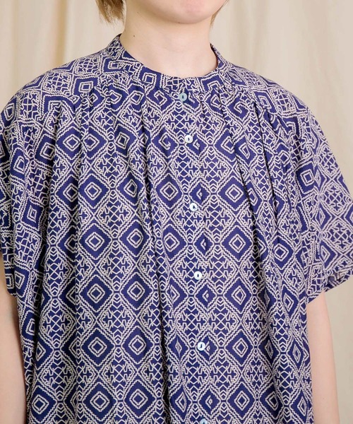 Brocante ワンピース 夏 半袖 「Brocante / ブロカント」 インド