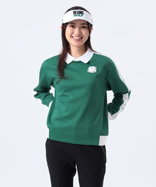 ビームスゴルフ　トレーナー BEAMS GOLF トレーナー スウェット ORANGE LABEL / モックネック