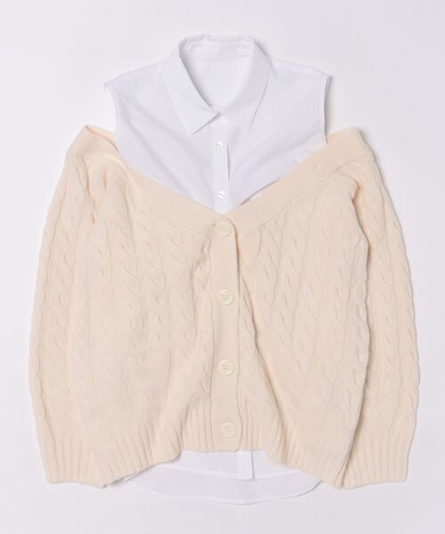 SNIDEL（スナイデル） ニットカーディガン FREE ブラウン レディース