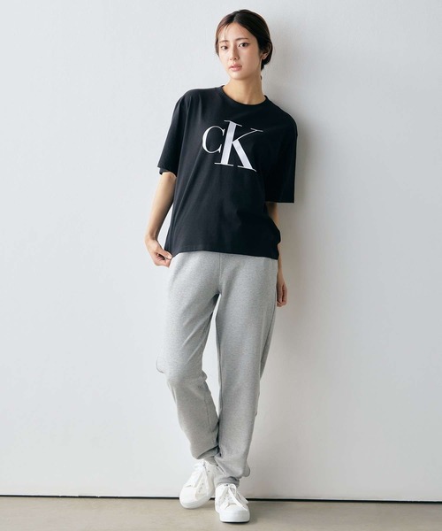 Calvin Klein（カルバン・クライン） tシャツ 半袖 CK ロゴ ボクシーT