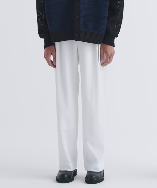 CULLNI パンツ セール】Dry Karsey 1Tuck Wide Pant with Long Belt
