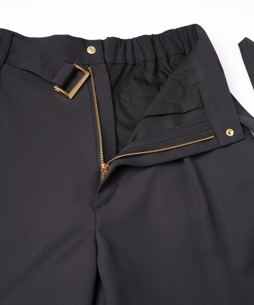 極美品　CULLNI 21SS ベルトタックスラックスパンツ　ワイドパンツ 極美品 CULLNI 21SS ベルトタックスラックスパンツ ワイドパンツ