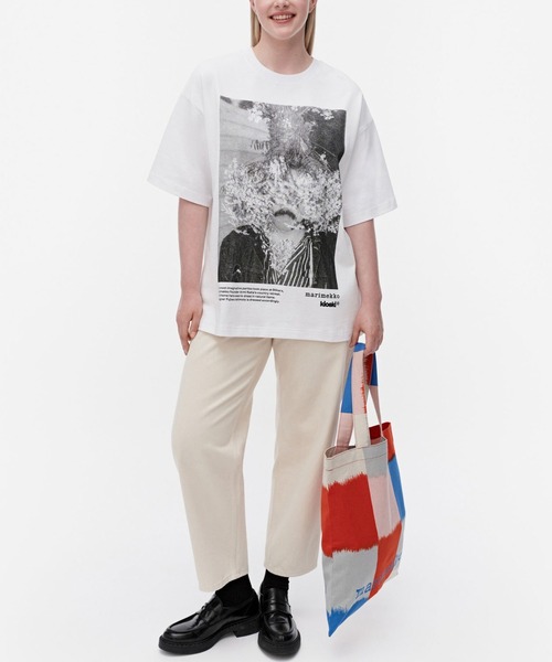 tシャツ 「kioski」 Nopeus Unikko / jersey t-shirt レディース メンズ marimekko tシャツ 「kioski」 Nopeus Unikko / jersey t-shirt