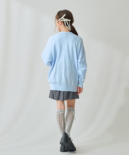 Amourire girl（アムリールガール） カーディガン リボンレースアップ