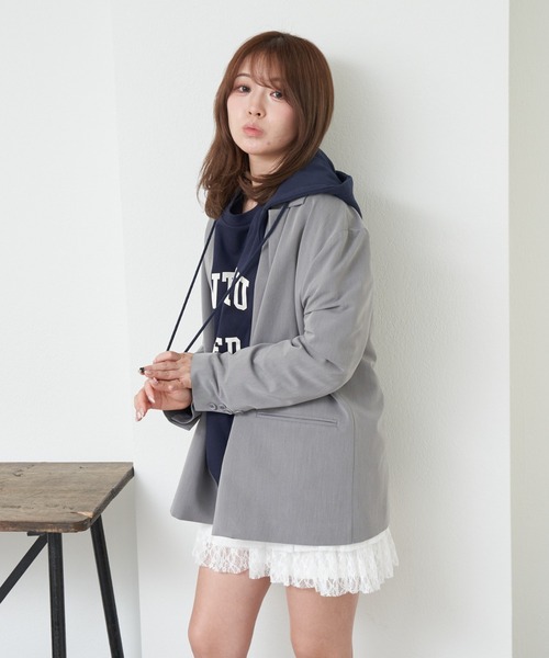 Rocawear フード付きジャケット 8号 ベージュ Rocawear フード付きジャケット 8号 ベージュ