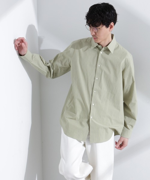 NANO universe（ナノ・ユニバース） シャツ タイプライターチェック