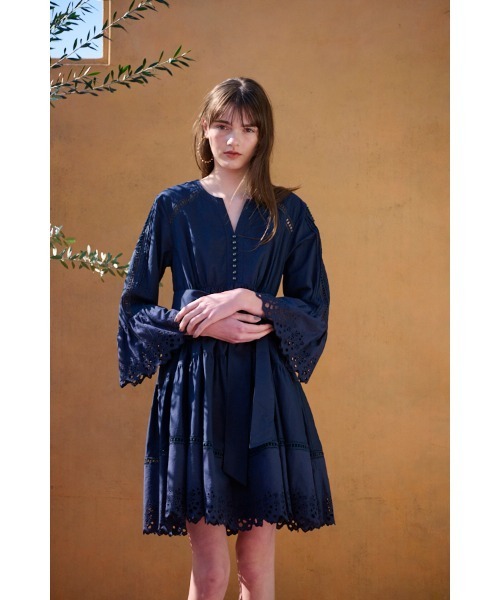 Estella.K ワンピース Ellee Lace Dress オールオーバーレース