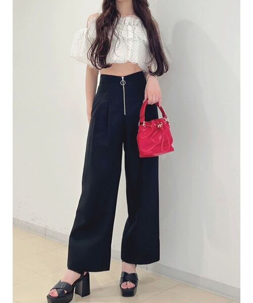 MERCURYDUO ♡ チュールフリルトップス MERCURYDUO ブラウス シャツ チュールフリルトップス レディース