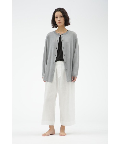 MHL. RECYCLED COTTON (カーディガン) MARGARET HOWELL カーディガン TWISTED COTTON LINEN レディース
