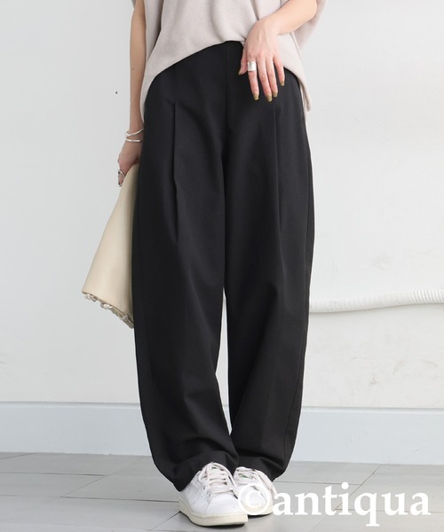 antiqua パンツ リネンテーパードパンツ レディース : ZOZOTOWN