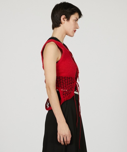 ［PRANK PROJECT］Coil Mesh Knit Tank PRANK PROJECT（プランクプロジェクト） タンクトップ ノースリーブ