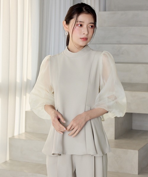 DRESS+（ドレスプラス） パンツドレス リボン取り外し可能な