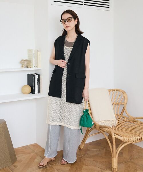 Green Parks ベスト ジレ メッシュジレ レディース : ZOZOTOWN