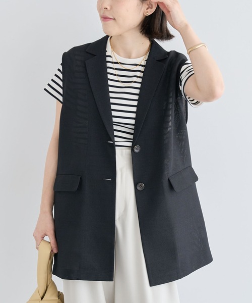 Green Parks ベスト ジレ メッシュジレ レディース : ZOZOTOWN
