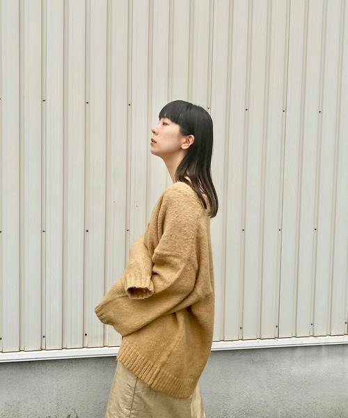 「y/m by RIKA」 ニットカーディガン FREE ピンク レディース_画像4