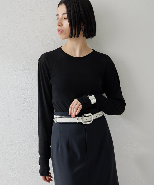 tシャツ 「myporter」ロングスリーブTシャツ レディース