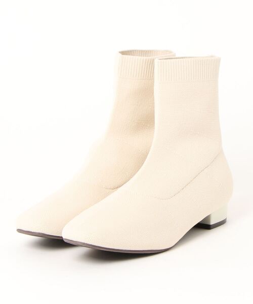 「A de Vivre」 ブーツ LL クリーム レディース_画像2