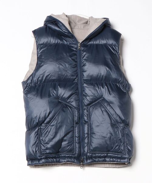 Stone  ネイビー ダウンベスト M NANO universe（ナノ・ユニバース） ダウンベスト M ネイビー