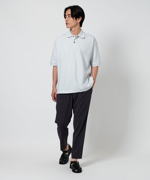 ■美品 BEAUTY&YOUTH ギザコットン スーパーブ ポロシャツ ネイビー BEAUTY&YOUTH UNITED ARROWS｜ギザコットン スーパーブ