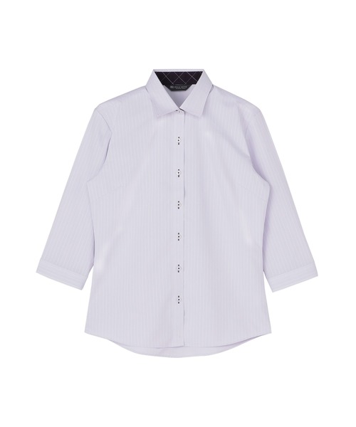 フォーマル ブラウス シャツ 形態安定ノーアイロン ワイド 7分袖ビジネスワイシャツ レディース | BRICK HOUSE by TOKYO SHIRT