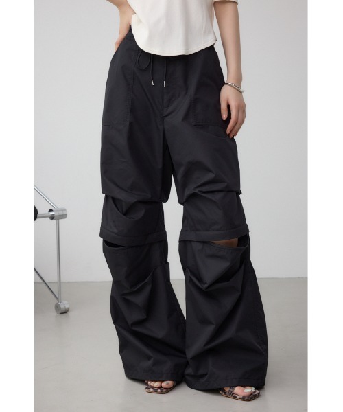 AZUL BY MOUSSY スラックス パンツ 2WAYパラシュートパンツ