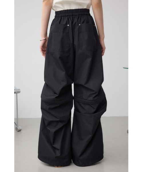 パンツ kazu AZUL BY MOUSSY スラックス パンツ 2WAYパラシュートパンツ