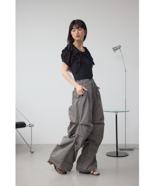 AZUL BY MOUSSY スラックス パンツ 2WAYパラシュートパンツ