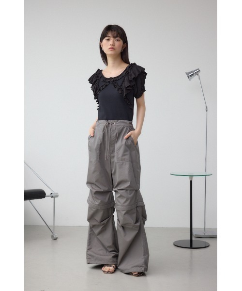 パンツ aaaaa AZUL BY MOUSSY スラックス パンツ 2WAYパラシュートパンツ