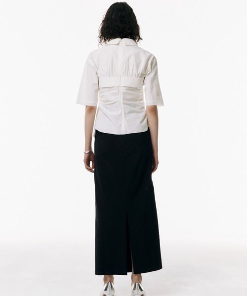 JOSE MOON（ジョゼムーン） スカート IRREGULAR TUCK TIGHT SKIRT/イ