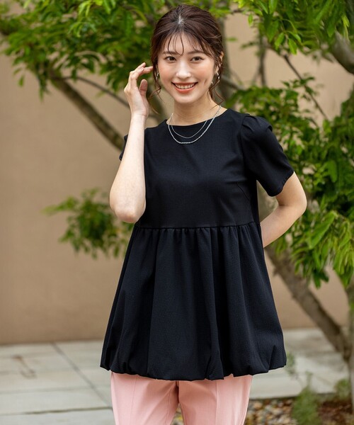 ANY SIS（エニィスィス） tシャツ 半袖 コンビネーションペプラム