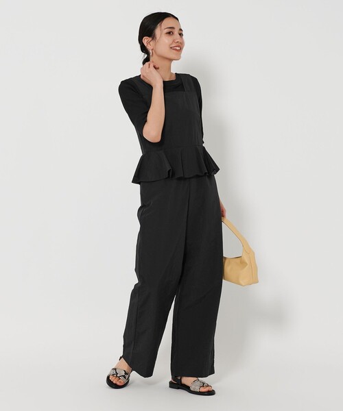 サロペット・オーバーオール・オールインワン H BEAUTY&YOUTH UNITED ARROWS H BEAUTY&YOUTH UNITED ARROWS オールインワン 「H」ツイル