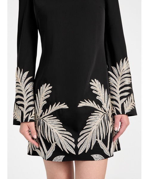 GESSワンピースにもチュニックにも GUESS（ゲス） ワンピース LS Angele Placed Mini Dress ワンピース