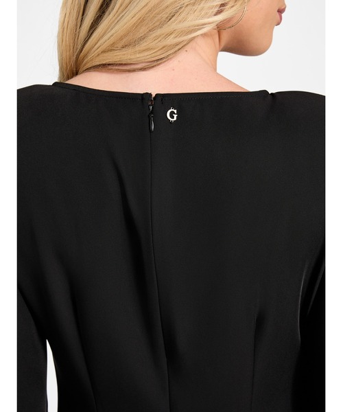 GUESS（ゲス） ワンピース LS Angele Placed Mini Dress ワンピース