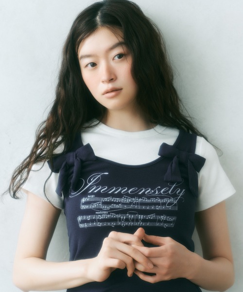 FCMM タンクトップ ノースリーブ 「日本限定」RIBBON TANKTOP / リボン