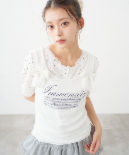 FCMM タンクトップ ノースリーブ 「日本限定」RIBBON TANKTOP / リボン