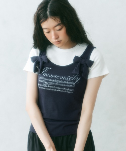 FCMM タンクトップ ノースリーブ 「日本限定」RIBBON TANKTOP / リボン