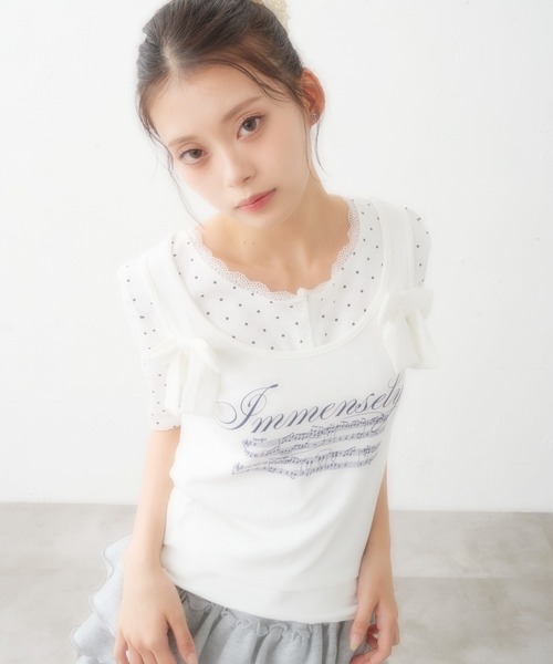 ほぼ新品・リボン編みのタンクトップ・ベスト animated.gif23-21-18-587.gif?v