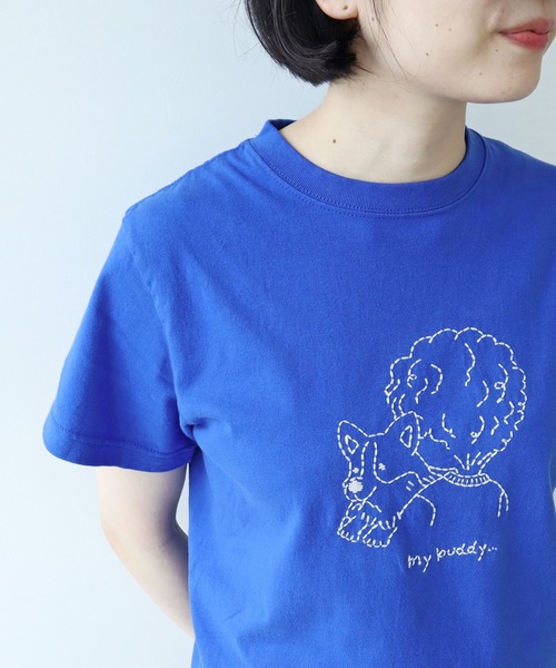 tシャツ 「WEB別注」corgi ＆ boy Tシャツ レディース