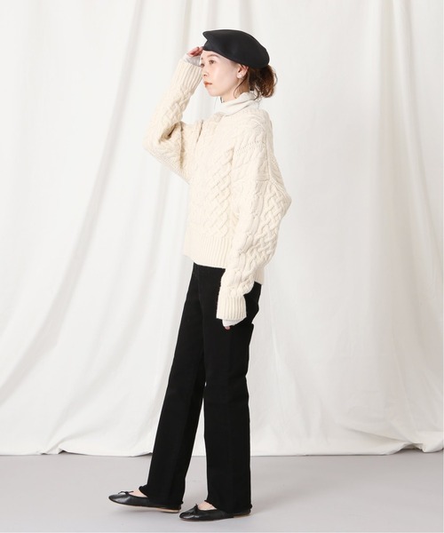「IENA」 デニムパンツ 34 ピンク レディース