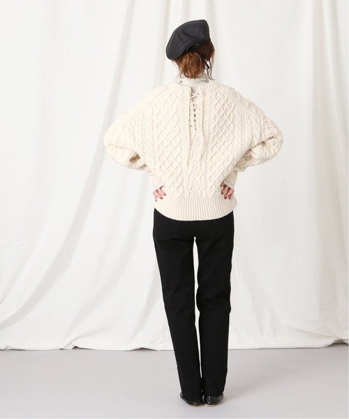 「IENA」 デニムパンツ 34 ピンク レディース
