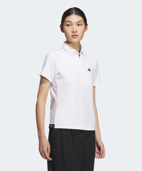 adidas（アディダス） ポロシャツ ポロ ストレッチ 半袖ボタンダウン