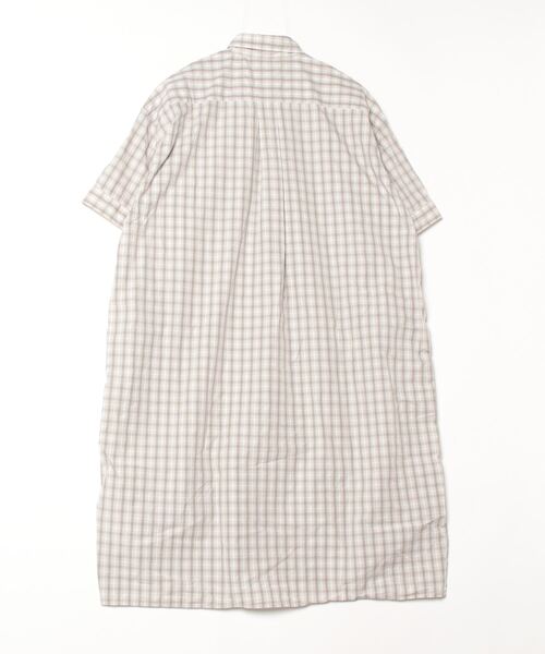 DANTON ギンガムチェック ワンピース 36 Danton 「DANTON」 チェック柄シャツワンピース 36 グレー