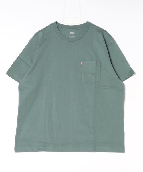 「Levi's」 半袖Tシャツ S グリーン メンズ