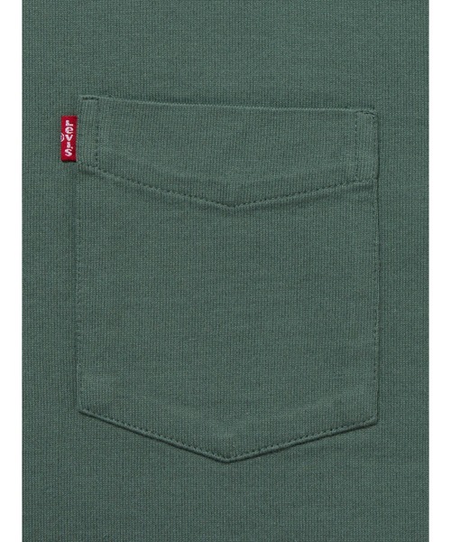「Levi's」 半袖Tシャツ S グリーン メンズ
