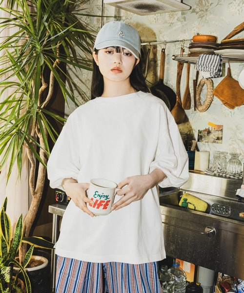 「niko and...」 半袖カットソー MEDIUM ベージュ レディース