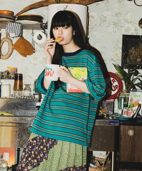 「niko and...」 半袖カットソー MEDIUM ベージュ レディース