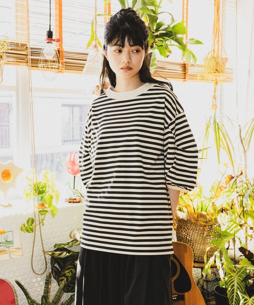 「niko and...」 半袖カットソー MEDIUM ベージュ レディース